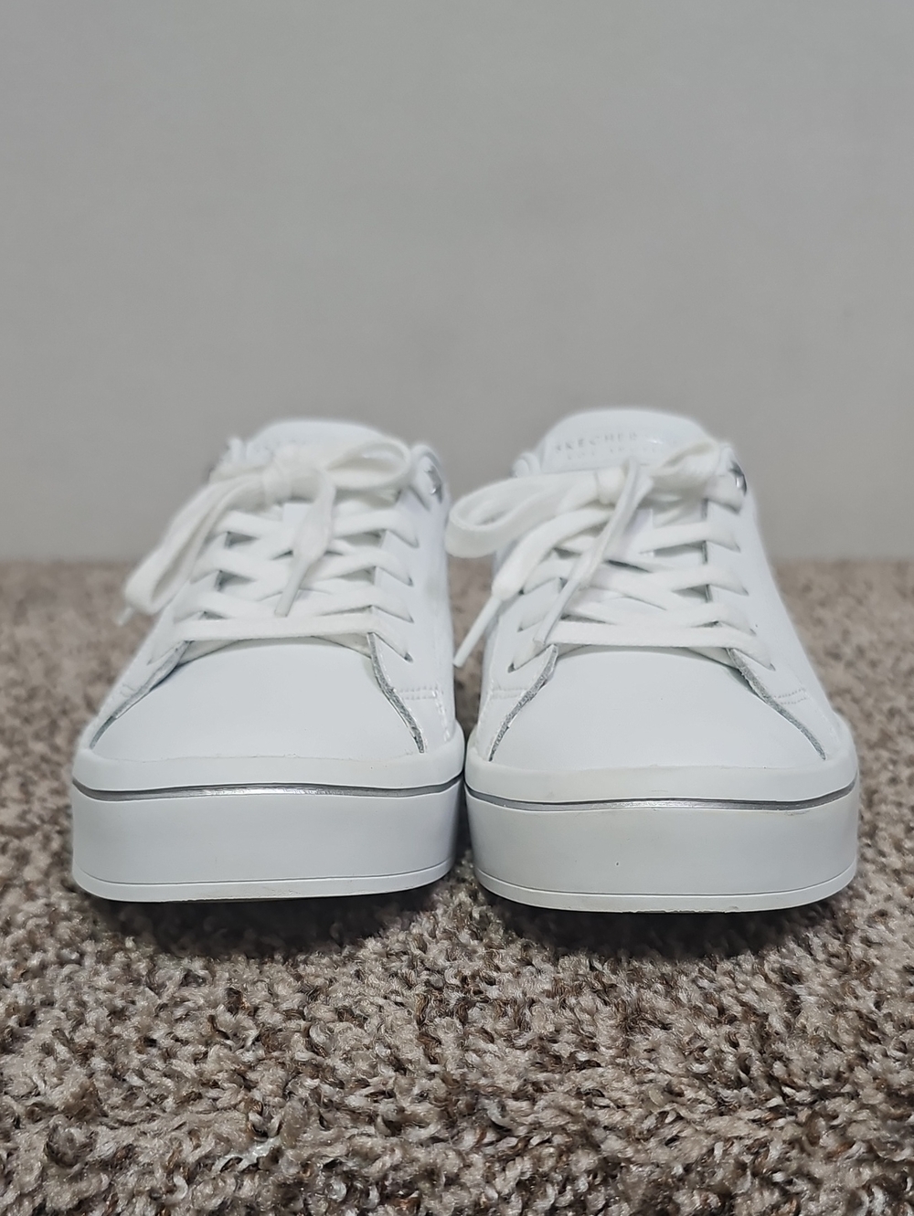 SKECHERS STREET HI-LITE PERF-ECT LEATHER SNEAKERS BFPM-10-079 - Picture 2 of 10